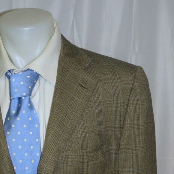 Ermenegildo Zegna Couture Pure Cashmere Three Roll Two Sport Coat 44R